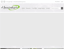 Tablet Screenshot of hemisphereliving.com.au